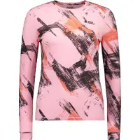 Mons Royale - Prima pelle elasticizzata in lana merino - Cascade Merino Baselayer LS W Paintbrush Pink in Pelle - Taglia S - Rosa