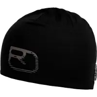 Ortovox 120 Cool Tec Logo Beanie Berretto (One Size, nero)