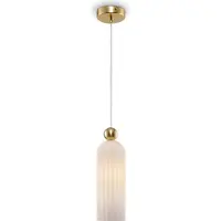 Maytoni Lampada a sospensione Antic in vetro dorato, 40 W, attacco E14, dimmerabile, lampadina non inclusa