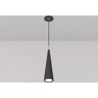 Maytoni Lampada a sospensione Nevill, nera, GU10, 40 W, dimmerabile, metallo, IP20