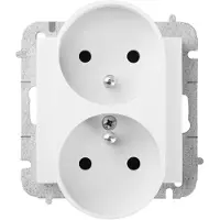 Elektro-Plast Prese modulare Nasielsk, bianca, da incasso, 2x2P+T, modello 4143-10