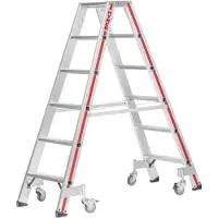 Hymer Scala a pioli con rotelle, 2x6 gradini