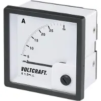 Voltcraft AM-72X72/25A Analog-Einbaumessgerät AM-72X72/25A 25 A Dreheisen (AM-72X72/25A)