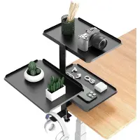 OEM Organizzatore da scrivania, 3 livelli, fissaggio a clip, colore nero