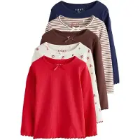 Next Maglietta blu / marrone / rosso / bianco