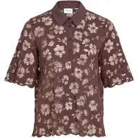 Vila Viharriet Pizzo Camicia A Maniche Corte