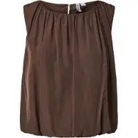 Pieces Top 'JILIA' marrone