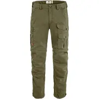Fjällräven - Pantaloni di escursionismo resistenti - Vidda Pro Lite Zip Off Trousers M Laurel Green in Cotone - Taglia XS/S - Verde