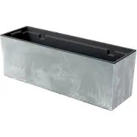 Prosperplast Vaso Da Fiori Urbi Case Beton Effect Collection 58x18x19.5 Cm
