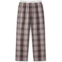 Calvin Klein Underwear Pantaloncini da pigiama marrone scuro / grigio chiaro