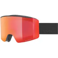 Uvex - Maschera da sci/snowboard - Ignite FM Black Mirror Red (S2) - Nero