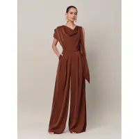 SAVEL Tuta jumpsuit 'Erica' caramello