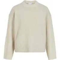 Vila Visia Scollo Rotondo Pullover A Maglia