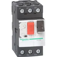Schneider Electric Interruttore di protezione motore GV2-ME, 4-6,3 A, 3 poli 3 vie, sganciatore termomagnetico GV2ME106