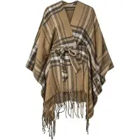 Pieces Mantellina '17166842' beige sfumato