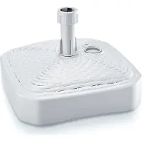 Prosperplast Deuba Base Quadrata per Ombrellone ø max. 2,6cm da Riempire con Sabbia Ghiaia Acqua Polyrattan