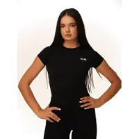 Neverover Top sportivo 'Hue' nero