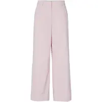 Pieces Pantaloni A Vita Alta Rosa Wide