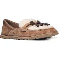 Ugg per donna. 1182151 Mocassini in Pelle Zora Loafer marrone (38), Basso, Nessuno, Casual