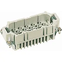 Harting Han 40D HMC inserto maschio (M) connettore a crimpare, 40 poli+PE 250 V, 16 A - 1 pezzo