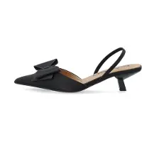 Bianco Décolleté sling 'Kristin' nero