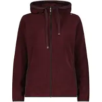 CMP Women's Jacket Fix Hood 36H2626 Giacca in pile Donna (46, rosso)