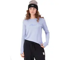 Mons Royale Women's Yotei Merino Classic Long Sleeve Maglia a manica lunga merino Donna (S, lilla)