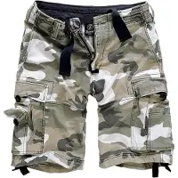 Brandit Pantaloni cargo grigio / talpa / bianco