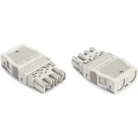 Wago Connettore ; con alloggiamento per lo scarico della trazione; a 4 poli; bianco 770-134