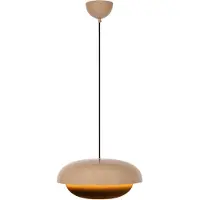 Lucide YOUNES – Lampada a sospensione – Diametro 40 cm – 1 attacco E27 – Colore taupe