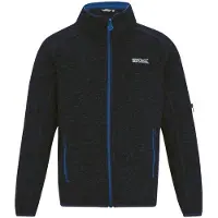 Regatta Kid's Junior Newhill Giacca in pile Bambini (6-7 Years, nero)