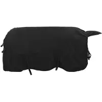 vidaXL Coperta per cavalli, colore nero, 135 cm, in poliestere e pile