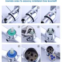 Markenlos Cartuccia di ricambio per rubinetti da 35/40 mm - Cartuccia in Vetroceramica ad alta pressione, ideale per rubinetti da cucina e bagno, resistente e affidabile