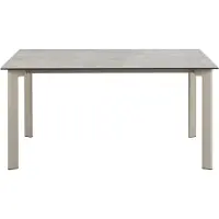 Giga Tavolo da pranzo Palermo 90x160cm grigio.