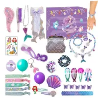 Generisch 24 Giorni Calendario dell'Avvento di Natale Sirena Gioielli Accessori