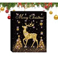 Generisch Braccialetto Charm Calendario dell'Avvento Set Accessori Perline DIY Creazione di Gioielli