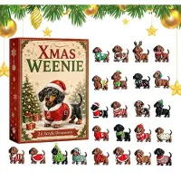 Generisch Calendario dell'Avvento Bassotto 2026 Natale 24 Giorni Countdown Cane