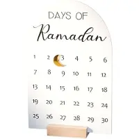 Generisch Calendario Countdown Festivo Decorazione da Scrivania Avvento Strumento Familiare Basato sulla Fede