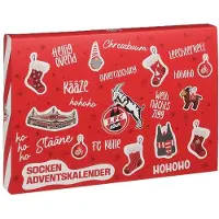 1. FC Köln Calendario dell'Avvento Calzini 2026 Calendario dell'Avvento Ufficiale FC con Calzini da Tifoso 38B x 27H cm