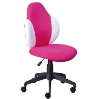 OEM Sedia da ufficio per bambini, rivestita in mesh, color lampone e bianco, con altezza regolabile