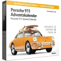 Franzis 67299 Porsche 911 Pollici Tavola da Surf Giallo Bahama Calendario dell'Avvento Pacchetto Completo per Tutti i Fan Porsche