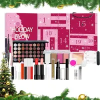 Generisch Calendario Countdown Calendario dell'Avvento 24 Giorni Balsamo Labbra Rossetto Festivo