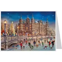 Richard Sellmer Verlag Cartoline Calendario dell'Avvento Castello di Schwerin Calendario dell'Avvento con Cartoline