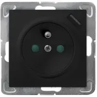 Ospel Presa multipla GP-1YZPUSB/m/33, nera, con porte USB