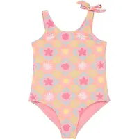 Roxy Kid's Check TW One Piece Costume intero Bambini (3 Years, fuchsia)