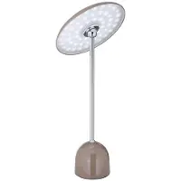 Fink LIVO, lampada da tavolo LED, metallo, melamina, color crema, L. 23 cm, P. 23 cm, H. 50 cm, Profondità 23 cm, codice prodotto: 165069
