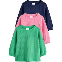 Next Maglietta navy / lime / rosa chiaro