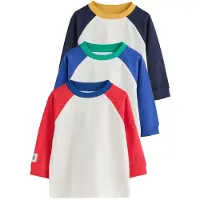 Next Maglietta blu reale / blu scuro / rosso acceso / bianco