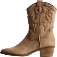 Xti per donna. 14430703-BEIGE Stivali 144307 marrone (37), 3 a 5cm, Cerniera, Casual