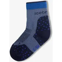 Icebreaker Kid's Kids Merino Hike+ Light Crew Calze da trekking Bambini (S, blu)